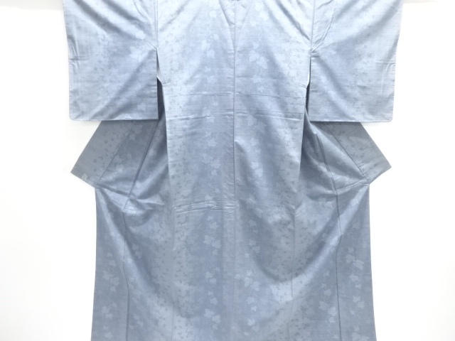 JAPANESE KIMONO / UNUSED / SILK / YUKI TSUMUGI / WOVEN IVY SEEDS